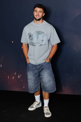 The Odyssey premiere at Le Grand Rex theater Celebrities arrive on the red carpet Ines Benazzouz Inoxtag 458058 July 8, 2026  Copyright: xSebastienxFremontx xStarfacex STAR_458058_132