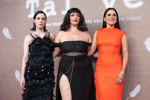 Tal Vez Photocall premier in madrid, Spain - 8 JULY 2026. Adriana Ugarte, Arima León and Tania Santana attend the Tal Vez photocall at the Urso Hotel . Madrid Spain Copyright: xAtilanoxGarciax xSOPAxImagesx photo01747