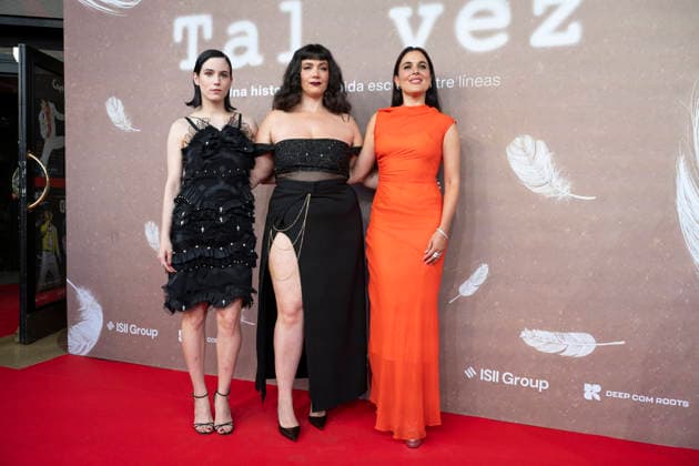 July 8, 2026, Madrid, Spain: Adriana Ugarte, Arima Leon and Tania Santana attend the Tal Vez photocall at the Urso Hotel Madrid Spain - ZUMAs197 20260708_aaa_s197_199 Copyright: xAtilanoxGarciax