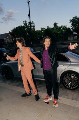 Mick Jagger and Ronnie Wood during the photo call for the launch of the Rolling Stones™ album Foreign Tongues at St Clement Hotel on July 08, 2026 in London, England. LONDON, ENGLAND - JULY 08: Mick Jagger and Ronnie Wood during the photo call for the launch of the Rolling Stones™ album Foreign Tongues at St Clement Hotel on July 08, 2026 in London, England., Credit:Pupat Chenaksara Avalon United Kingdom, London, St Clement Hotel  Copyright: xPupatxChenaksarax xAvalonx 1115359331