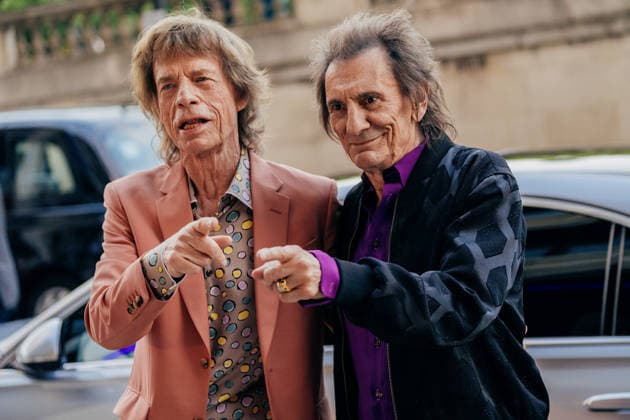 Mick Jagger and Ronnie Wood during the photo call for the launch of the Rolling Stones™ album Foreign Tongues at St Clement Hotel on July 08, 2026 in London, England. LONDON, ENGLAND - JULY 08: Mick Jagger and Ronnie Wood during the photo call for the launch of the Rolling Stones™ album Foreign Tongues at St Clement Hotel on July 08, 2026 in London, England., Credit:Pupat Chenaksara Avalon United Kingdom, London, St Clement Hotel  Copyright: xPupatxChenaksarax xAvalonx 1115359437