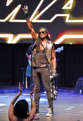 July 8, 2026, Atlanta, Georgia, USA: Fab Morvan of Milli Vanilli, Wine Down Wednesday at Mable House Barnes Amphitheatre, Mableton, GA 7-8-26 Atlanta USA  - ZUMAs380 20260708_zep_s380_011 Copyright: xDerekxStormx