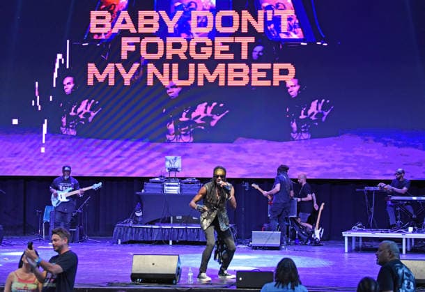 July 8, 2026, Atlanta, Georgia, USA: Fab Morvan of Milli Vanilli, Wine Down Wednesday at Mable House Barnes Amphitheatre, Mableton, GA 7-8-26 Atlanta USA  - ZUMAs380 20260708_zep_s380_020 Copyright: xDerekxStormx