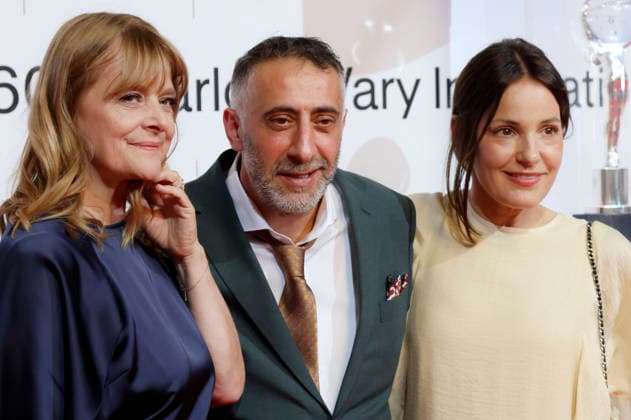 Nastassja Kinski, Kida Khodr Ramadan und Nicolette Krebitz bei der Premiere des Kinofilms Hijamat auf dem 60. Internationalen Filmfestival Karlovy Vary 2026 in der Grand Hall im Festival Hotel Thermal. Karlsbad, 08.07.2026 *** Nastassja Kinski, Kida Khodr Ramadan, and Nicolette Krebitz at the premiere of the film *Hijamat* at the 60th Karlovy Vary International Film Festival in 2026, held in the Grand Hall of the Festival Hotel Thermal in Karlovy Vary, July 8, 2026 Foto:xB.xThomasx xFuturexImagex hijamat_6705