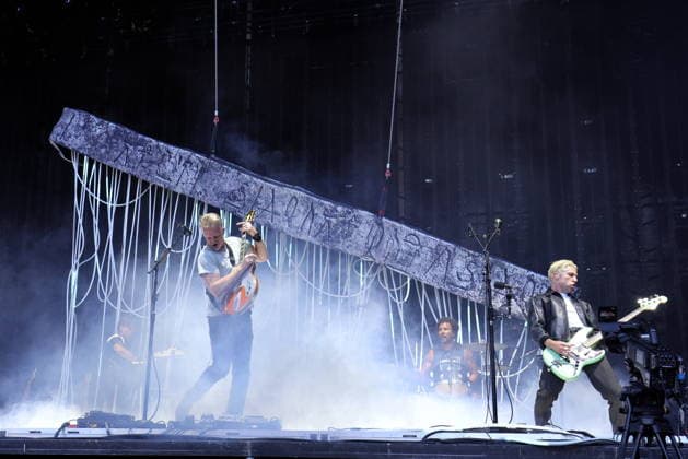 08.07.2026,Queens Of The Stone Age, Josh Homme, Michael Shuman live im Olympiastadion, Berlin, Berlin Berlin *** July 8, 2026, Queens of the Stone Age, Josh Homme, Michael Shuman live at the Olympic Stadium, Berlin, Berlin Berlin