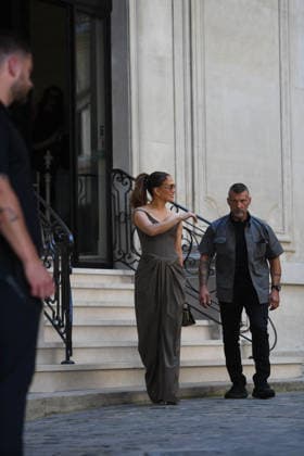 Jennifer Lopez Ieaving the Zuhair Murad Show - Paris CORRECTION CREDIT - JLo, Jennifer Lopez is seen leaving the Zuhair Murad show in Paris, France on July 8, 2026, as part of the Paris Fashion Week. Photo by Florian Poitout ABACAPRESS.COM Paris France  Copyright: xPoitoutxFlorian ABACAx