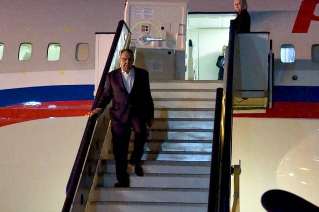 MOZAMBIQUE, MAPUTO - JULY 9, 2026: Russia s Foreign Minister Sergei Lavrov arrives at a city airport. Video grab. Best quality available. Artyom Popov TASS  94848384