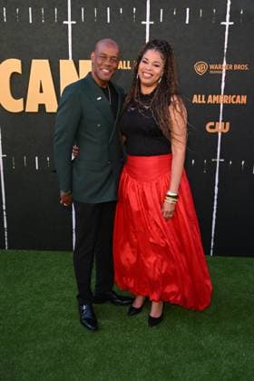 Los Angeles CA July 8: Nkechi Okoro Carroll at the All American Season 8 Premiere on July 8, 2026 Credit: Michael Mattes USA - ZUMAa123 20260709_zaa_a123_025 Copyright: xAdMediax