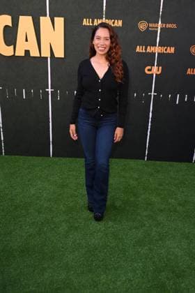 Los Angeles CA July 8: Amy Correa Bell at the All American Season 8 Premiere on July 8, 2026 Credit: Michael Mattes USA - ZUMAa123 20260709_zaa_a123_030 Copyright: xAdMediax