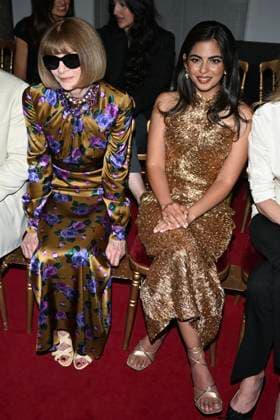 Anna Wintour and Isha Ambani at the Manish Malhotra Fall Winter 2026–2027 Haute Couture Collection fashion show during Paris Fashion Week (PFW) on July 8, 2026. Photo by Gedeon Taieb, Bestimage. Manish Malhotra’s fashion show, Autumn Winter 2026–2027 Haute Couture Collection, at Paris Fashion Week (PFW) on July 8, 2026, Paris, France  Copyright: xGedeonxTaiebx xBestimagexGedeonxTaiebx xBestimagex