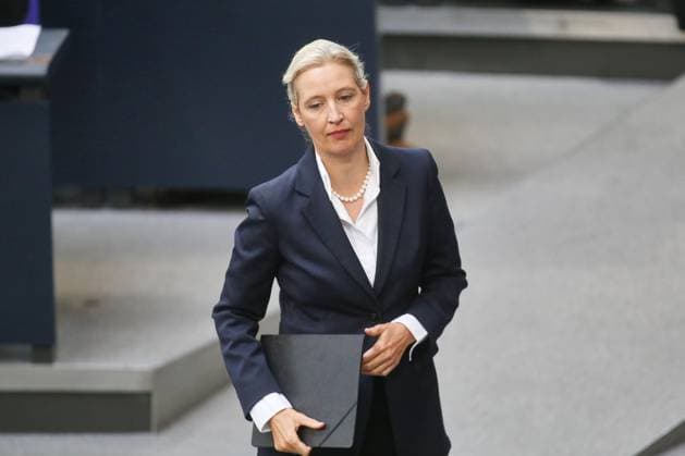 Berlin, Deutschland, 09.07.2026: Deutscher Bundestag: 89. Bundestagssitzung: Alice Weidel, AfD, spricht nach der Regierungserklärung des Kanzlers. *** Berlin, Germany, July 9, 2026 German Bundestag 89th Session Alice Weidel, AfD, speaks following the Chancellor s policy address Copyright: xdtsxNachrichtenagenturx dts_126808