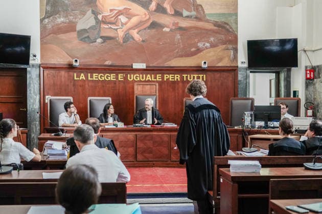 IPA86528567 - MILAN, July 9, 2026 Court: The trial begins for former Forza Italia Senator Marcello Dell Utri and his wife, Miranda Ratti.  Copyright: xEmanuelexRobertoxDexCarlix xx 86528567