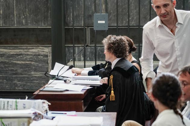 IPA86528564 - MILAN, July 9, 2026 Court: The trial begins for former Forza Italia Senator Marcello Dell Utri and his wife, Miranda Ratti. Pictured: Marcello Dell Utri s attorney, Francesco Centonze.  Copyright: xEmanuelexRobertoxDexCarlix xx 86528564