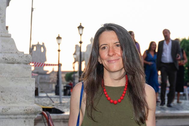 July 8, 2026, Rome, Rome, Italy: Elena Rui during the final evening of the eightieth edition of the Strega Prize literary competition in Piazza del Campidoglio, Rome, 08 07 2026 Rome Italy  - ZUMAa289 20260708_zia_a289_236 Copyright: xRiccardoxDexLucax xAgfx