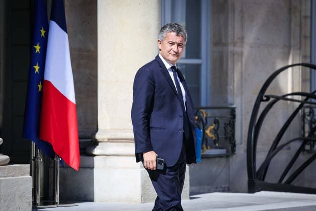 Paris, France le 09 juillet 2026 - Sortie du Conseil des ministres au palais de l Elysee - Exit of the Council of Ministers at the Elysee Palace Ici M. Gerald DARMANIN, garde des Sceaux, ministre de la Justice  Copyright: xSebastienxTOUBONx