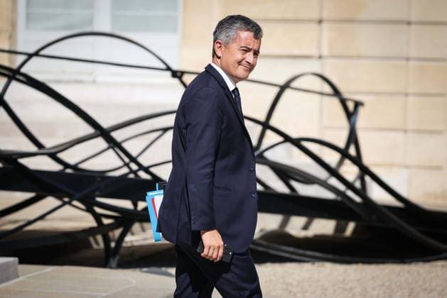 Paris, France le 09 juillet 2026 - Sortie du Conseil des ministres au palais de l Elysee - Exit of the Council of Ministers at the Elysee Palace Ici M. Gerald DARMANIN, garde des Sceaux, ministre de la Justice  Copyright: xSebastienxTOUBONx