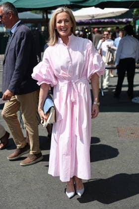 . 09 07 2026. London, United Kingdom. Gabby Logan arriving on day eleven of the Wimbledon Tennis Championships in London.  xStephenxLockx xi-Imagesx IIM-26895-0002