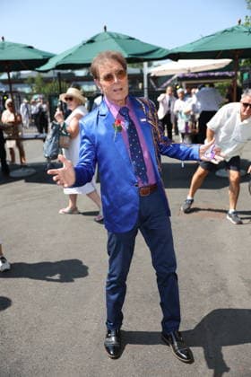 . 09 07 2026. London, United Kingdom. Sir Cliff Richard arriving on day eleven of the Wimbledon Tennis Championships in London.  xStephenxLockx xi-Imagesx IIM-26895-0003
