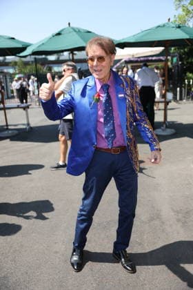 . 09 07 2026. London, United Kingdom. Sir Cliff Richard arriving on day eleven of the Wimbledon Tennis Championships in London.  xStephenxLockx xi-Imagesx IIM-26895-0004