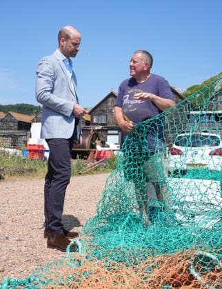 Prince of Wales visit to Hastings The Prince of Wales (left) talking to fisherman Steve Gurka in the Old Town, during his visit to Hastings, East Sussex, to highlight the town s fishing community and the vital work of local youth-led and community-driven organisations. Picture date: Thursday July 9, 2026., Credit:Avalon.red PA ROTA - B68 Avalon UK, Hastings  Copyright: xAvalon.redx xPAxROTAx-xB68x xAvalonx 1115477231