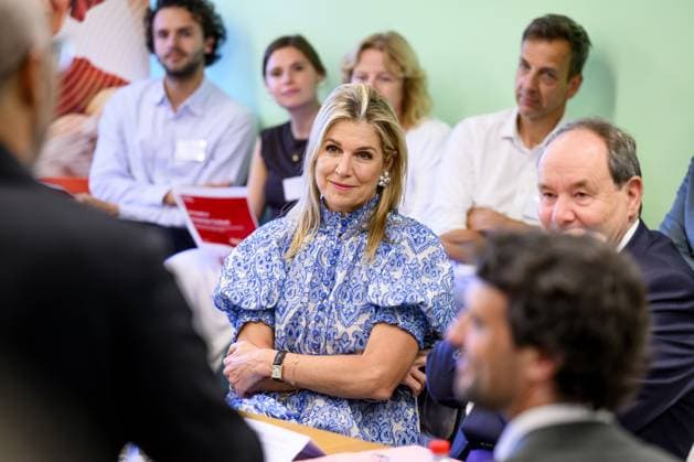 Amsterdam, The Netherlands, 2026-07-09 12:00:27 AMSTERDAM, 09-07-2026, Zuidoost district. Queen Maxima, together with the Minister of Social Affairs and Employment, Hans Vijlbrief, visits the Zuidoost district in Amsterdam as part of the Debt-Free Neighbourhood approach. The purpose of the working visit is to share knowledge regarding area-based working, scaling up successful initiatives, and cooperation with the Foundation for Financial Health in the Netherlands (SFGN). PHOTO: NLBeeld Patrick van Emst Credit: NL Beeld Patrick van Emst  Copyright: xx x