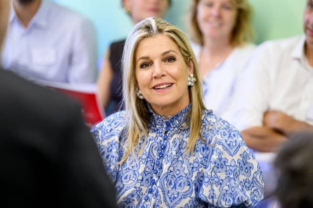 Amsterdam, The Netherlands, 2026-07-09 12:00:33 AMSTERDAM, 09-07-2026, Zuidoost district. Queen Maxima, together with the Minister of Social Affairs and Employment, Hans Vijlbrief, visits the Zuidoost district in Amsterdam as part of the Debt-Free Neighbourhood approach. The purpose of the working visit is to share knowledge regarding area-based working, scaling up successful initiatives, and cooperation with the Foundation for Financial Health in the Netherlands (SFGN). PHOTO: NLBeeld Patrick van Emst Credit: NL Beeld Patrick van Emst  Copyright: xx x
