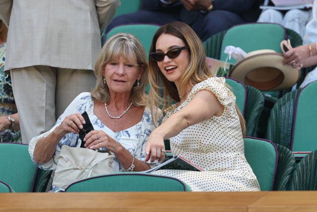 . 09 07 2026. London, United Kingdom. Lily James in the Royal Box on day eleven of the Wimbledon Tennis Championships in London.  xStephenxLockx xi-Imagesx IIM-26895-0029
