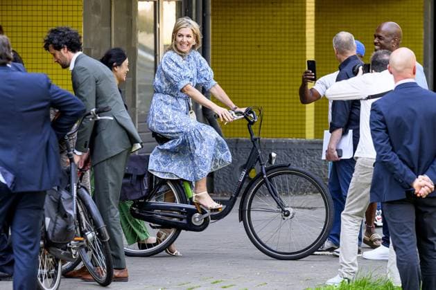 Queen Maxima and Minister Vijlbrief on Working Visit - Amsterdam Queen Maxima and Minister of Social Affairs and Employment Hans Vijlbrief visit the Zuidoost district in Amsterdam as part of the Debt-Free Neighbourhood approach to share knowledge regarding area-based working, scaling up successful initiatives, and cooperation with the Foundation for Financial Health in the Netherlands (SFGN) in Amsterdam, The Netherlands on July 9, 2026. Photo by Bruno Press ABACAPRESS.COM Netherlands  Copyright: xBrunoxPress ABACAx
