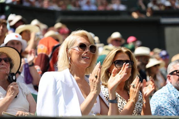 . 09 07 2026. London, United Kingdom. Hannah Waddingham on day eleven of the Wimbledon Tennis Championships in London.  xStephenxLockx xi-Imagesx IIM-26895-0042