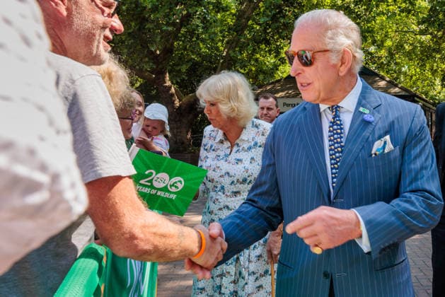 Their Majesties visit ZSL London Zoo, UK. ZSL London Zoo, UK. 9th July 2026. Their Majesties The King and Queen visit ZSL London Zoo to celebrate the 200th anniversary of Zoological Society of London (ZSL) During the visit, His Majesty™s first since becoming a Patron of ZSL, Their Majesties heard about the work of ZSL in pioneering scientific research, global conservation and connecting visitors with wildlife over the last two centuries., Credit:Photo by Amanda Rose Amanda Rose Avalon United Kingdom, London, ZSL London Zoo  Copyright: xPhotoxbyxAmandaxRosex xAmandaxRosex xAvalonx 1115490475