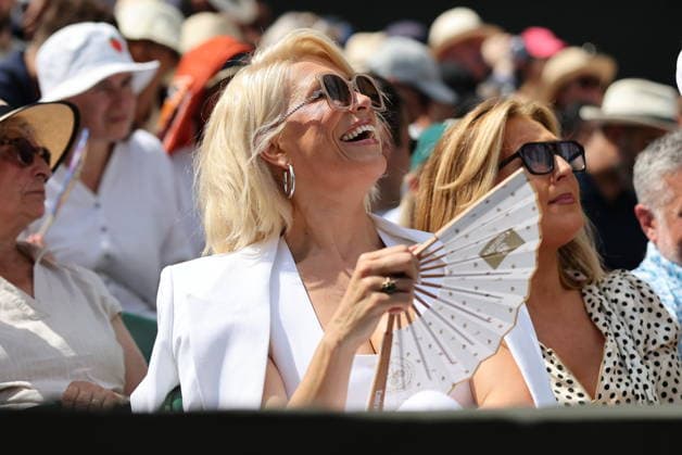 . 09 07 2026. London, United Kingdom. Hannah Waddingham on day eleven of the Wimbledon Tennis Championships in London.  xStephenxLockx xi-Imagesx IIM-26895-0044