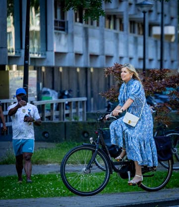09-07-2026 Amsterdam Queen Maxima visited ˜G-buurt Noord™ and ˜K-buurt™ in the Zuidoost district in Amsterdam as part of the ˜Debt-Free Neighbourhood™ initiative. Â  Copyright: xPPEx