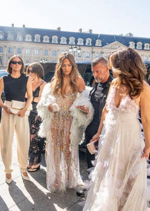 July 9, 2026, Paris, Fra, France: Jennifer Lopez attended the Celia Kritharioti show on Thursday during Paris Haute Couture week. Paris France - ZUMAv140 20260709_zip_v140_006 Copyright: xReginaxVoroninax