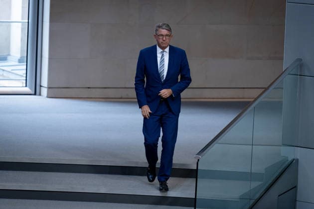 Bundestag, Wolfram Weimer, Beauftragter der Bundesregierung für Kultur und Medien Reichstagsgebäude, Bundestag, Sitzungswoche, Wolfram Weimer, Beauftragter der Bundesregierung für Kultur und Medien Berlin Berlin GER *** Bundestag, Wolfram Weimer, Federal Government Commissioner for Culture and Media, Reichstag Building, Bundestag, session week, Wolfram Weimer, Federal Government Commissioner for Culture and Media, Berlin, Berlin, GER