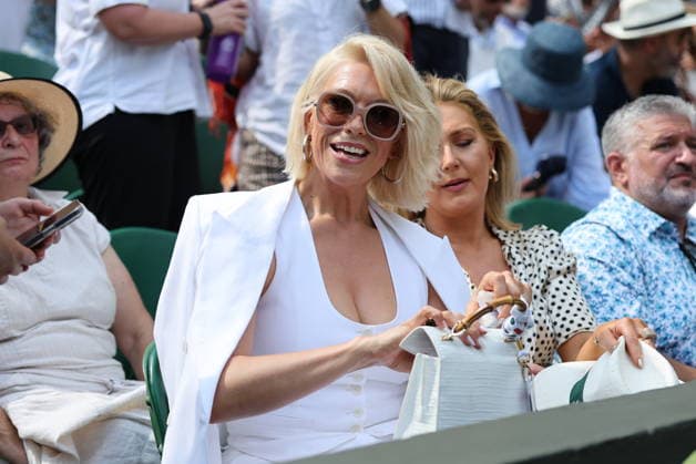 . 09 07 2026. London, United Kingdom. Hannah Waddingham on day eleven of the Wimbledon Tennis Championships in London.  xStephenxLockx xi-Imagesx IIM-26895-0046