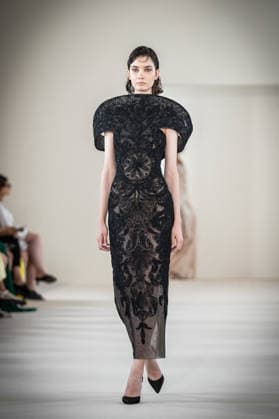 PFW HC Rami Al Ali Catwalk NB A model walks the runway during the Rami Al Ali Haute Couture Fall Winter 2026 2027 show as part of Paris Fashion Week on July 09, 2026 in Paris, France. Photo by Nasser Berzane ABACAPRESS.COM Paris France  Copyright: xBerzanexNasser ABACAx