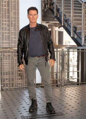 July 8, 2026, New York, New York, USA: VINCENT WALSH visits the Empire State Building in New York to celebrate the Premiere of The Westies on MGM. 8 July 2026 New York USA - ZUMAa265 20260708_zep_a265_072 Copyright: xEricxAcquayex