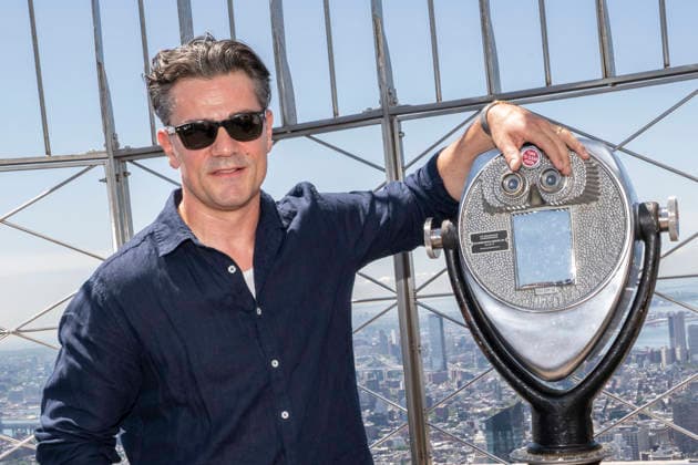 July 8, 2026, New York, New York, USA: HAMISH ALLAN HEADLEY visits the Empire State Building in New York to celebrate the Premiere of The Westies on MGM. 8 July 2026 New York USA - ZUMAa265 20260708_zep_a265_098 Copyright: xEricxAcquayex