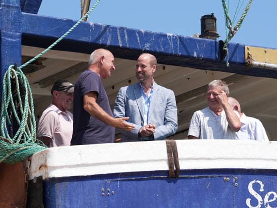 . 09 07 2026. Hastings, United Kingdom. Prince William during a visit to Hastings, United Kingdom, where he played crazy golf and met local fishermen. xPoolx xi-Imagesx IIM-26896-0010