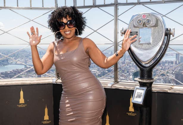 July 8, 2026, New York, Ny, United States: Jessica Frances Dukes visits Empire State Building ahead of the Series Premiere of MGM+Ã¢â‚¬â ¢s The Westies . Held at Empire State Building in New York. Zuma Press July 8, 2026. New York United States - ZUMAp281 20260708_zea_p281_060 Copyright: xPhotoxImagexPressx