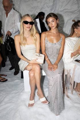 Leonie Hanne and Carmella Rose in the front row at the Celia Kritharioti Fall Winter 2026–2027 Haute Couture Collection fashion show during Paris Fashion Week (PFW) in Paris, France, on July 9, 2026. Jeremy Melloul, Bestimage. Front row at the Celia Kritharioti show during Day Four of Paris Fashion Week Haute Couture Fall Winter 2026–2027 on July 9, 2026, in Paris, France. Paris, France  Copyright: xJeremyxMelloulx xBestimagexJeremyxMelloulx xBestimagex