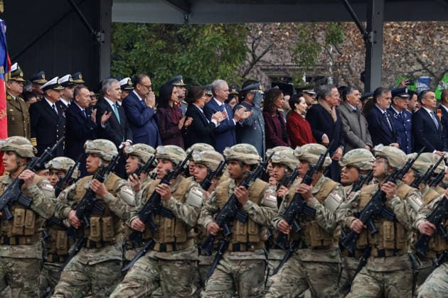 Santiago, July 9, 2026 President José Antonio Kast participates in the 2026 Oath to the Flag ceremony at the Plaza de la Ciudadanía Diego Martin Aton Chile, Aton 1171120 jpeg  Copyright: DIEGOxMARTIN ATONxCHILE