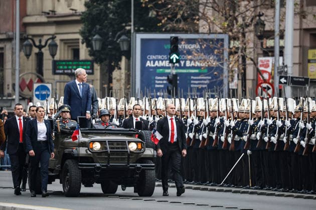 Santiago, July 9, 2026 President José Antonio Kast participates in the 2026 Oath to the Flag ceremony at the Plaza de la Ciudadanía Diego Martin Aton Chile, Aton 1171135 jpeg  Copyright: DIEGOxMARTIN ATONxCHILE