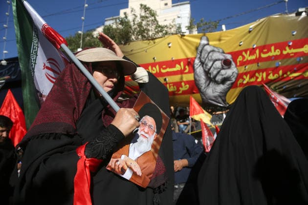 Farewell ceremony held for the late Iranian leader Khamenei in the Iranian city of Mashhad MASHHAD, IRAN - JULY 9: (RESTRICTIONS: No Access Israel Media Persian Language TV Stations Outside Iran Strictly No Access BBC Persian VOA Persian Manoto TV Iran International TV) Thousands of people, holding flags and posters, gather to participate in the funeral ceremony for the late Iranian Supreme Leader Ali Khamenei, who was killed in a joint U.S.-Israeli airstrike, in Mashhad, Iran on July 9, 2026 Hassan Ghaedi Anadolu Mashhad Iran. Editorial use only. Please get in touch for any other usage.  Copyright: x2026xAnadoluxHassanxGhaedix