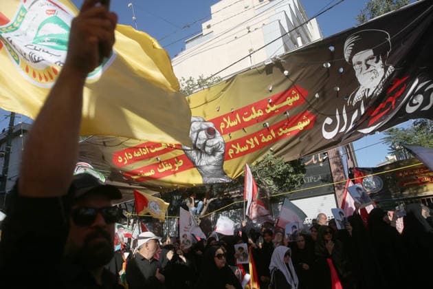 Farewell ceremony held for the late Iranian leader Khamenei in the Iranian city of Mashhad MASHHAD, IRAN - JULY 9: (RESTRICTIONS: No Access Israel Media Persian Language TV Stations Outside Iran Strictly No Access BBC Persian VOA Persian Manoto TV Iran International TV) Thousands of people, holding flags and posters, gather to participate in the funeral ceremony for the late Iranian Supreme Leader Ali Khamenei, who was killed in a joint U.S.-Israeli airstrike, in Mashhad, Iran on July 9, 2026 Hassan Ghaedi Anadolu Mashhad Iran. Editorial use only. Please get in touch for any other usage.  Copyright: x2026xAnadoluxHassanxGhaedix
