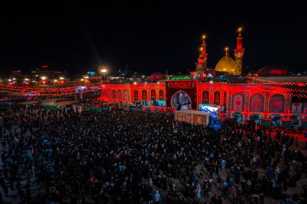 July 9, 2026, Karbala, Iraq: Mourners take part in the funeral procession for Iran s late supreme leader Ayatollah Ali Khamenei at the Imam Hussein Shrine in Karbala early on July 9, 2026. Iranians were preparing on July 9 to bury their slain leader Ali Khamenei in his hometown of Mashhad in northeast Iran, as new US strikes threatened to trigger a fresh escalation in the Middle East war. The late leader s burial follows a multi-day funeral ceremony that attracted millions of mourners across various cities in both Iran and Iraq. Karbala Iraq - ZUMAi98_ 20260709_zih_i98_058 Copyright: xIranianxSupremexLeader SxOfficex