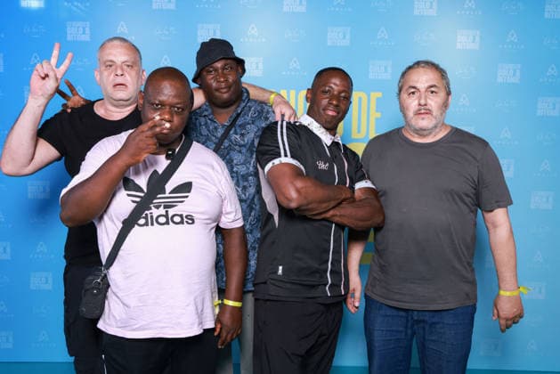 Les Vacances De Golo Et Ritchie Photocall - Paris Martin Fougerol, Ritchie, John Café, Golo and Ahmed Hamidi attend the photocall for the premiere of Les Vacances De Golo Et Ritchie held at the UGC Bercy in Paris, France on July 9, 2026. Photo by David BoyerBACAPRESS.COM Paris France  Copyright: xBoyerxDavid ABACAx