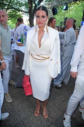 Djamila Rowe bei der Restaurant Bellucci La Grande Bellezza Sommerparty in Berlin am 09.07.2026 *** Djamila Rowe at the Bellucci La Grande Bellezza summer party in Berlin on July 9, 2026
