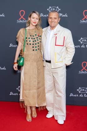 Sidaction Diner De La Mode NB Pauline de Drouas, Jean-Charles de Castelbajac attends the Sidaction Diner de la Mode as part of Paris Fashion Week at Lycee Carnot on July 09, 2026 in Paris, France. Photo by Nasser Berzane ABACAPRESS.COM Paris France  Copyright: xBerzanexNasser ABACAx