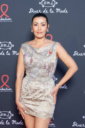 Sidaction Diner De La Mode NB Karima Charni attends the Sidaction Diner de la Mode as part of Paris Fashion Week at Lycee Carnot on July 09, 2026 in Paris, France. Photo by Nasser Berzane ABACAPRESS.COM Paris France  Copyright: xBerzanexNasser ABACAx